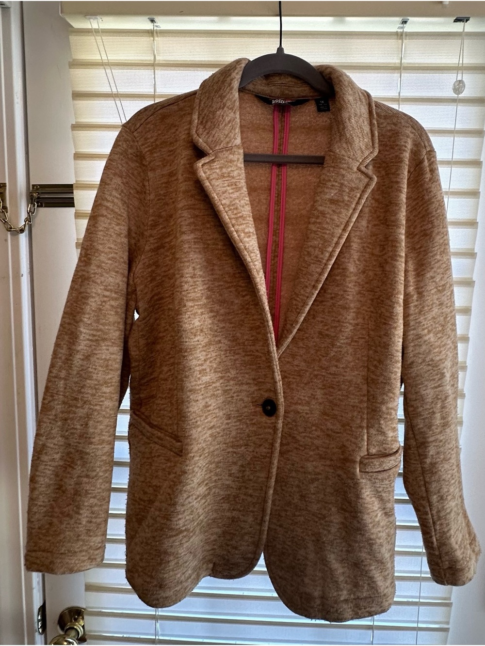 Lands' End Heathered Knit Blazer